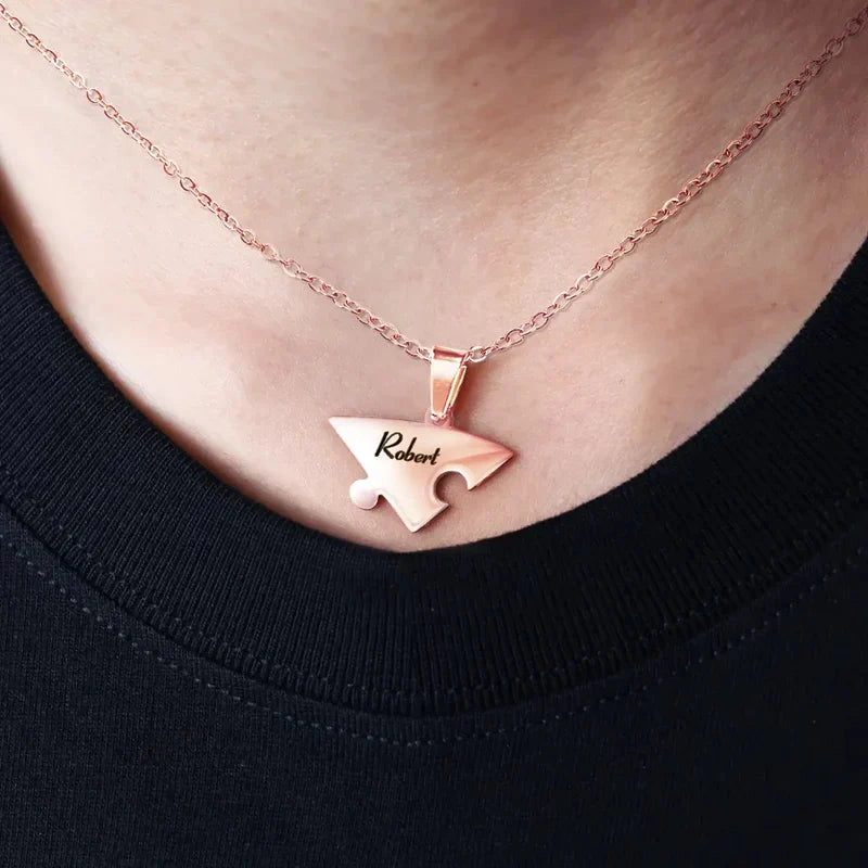 Bindung™ - Personalisierte Familien Puzzle Halskette