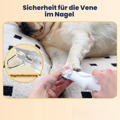 LichtSchere™ Pro – Die 2-in-1 LED-Krallenschere für Pfoten