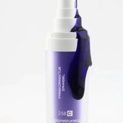 Farbkorrektur Zahngel