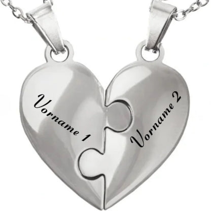 Bindung™ - Personalisierte Familien Puzzle Halskette