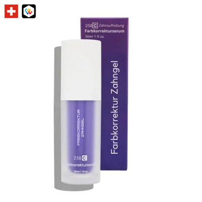 Farbkorrektur Zahngel