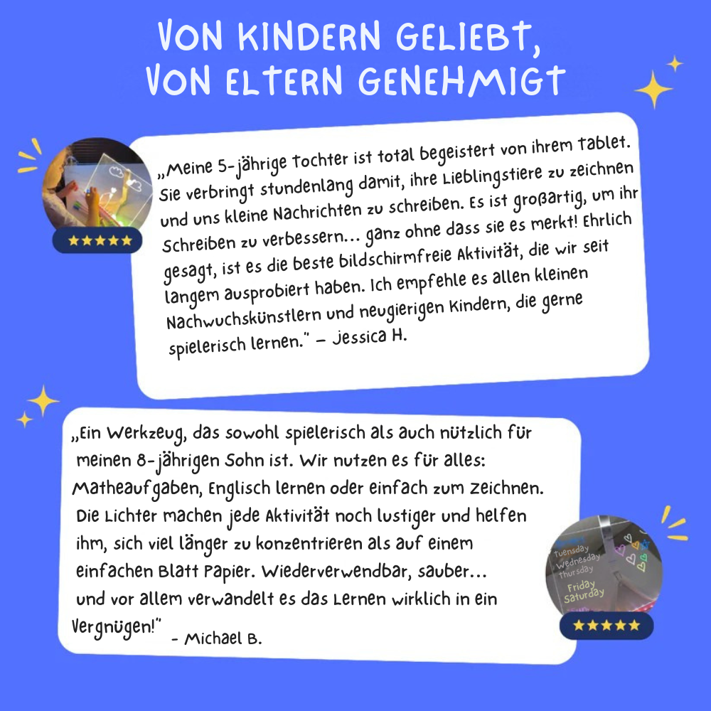 Magisches Licht-Tablet