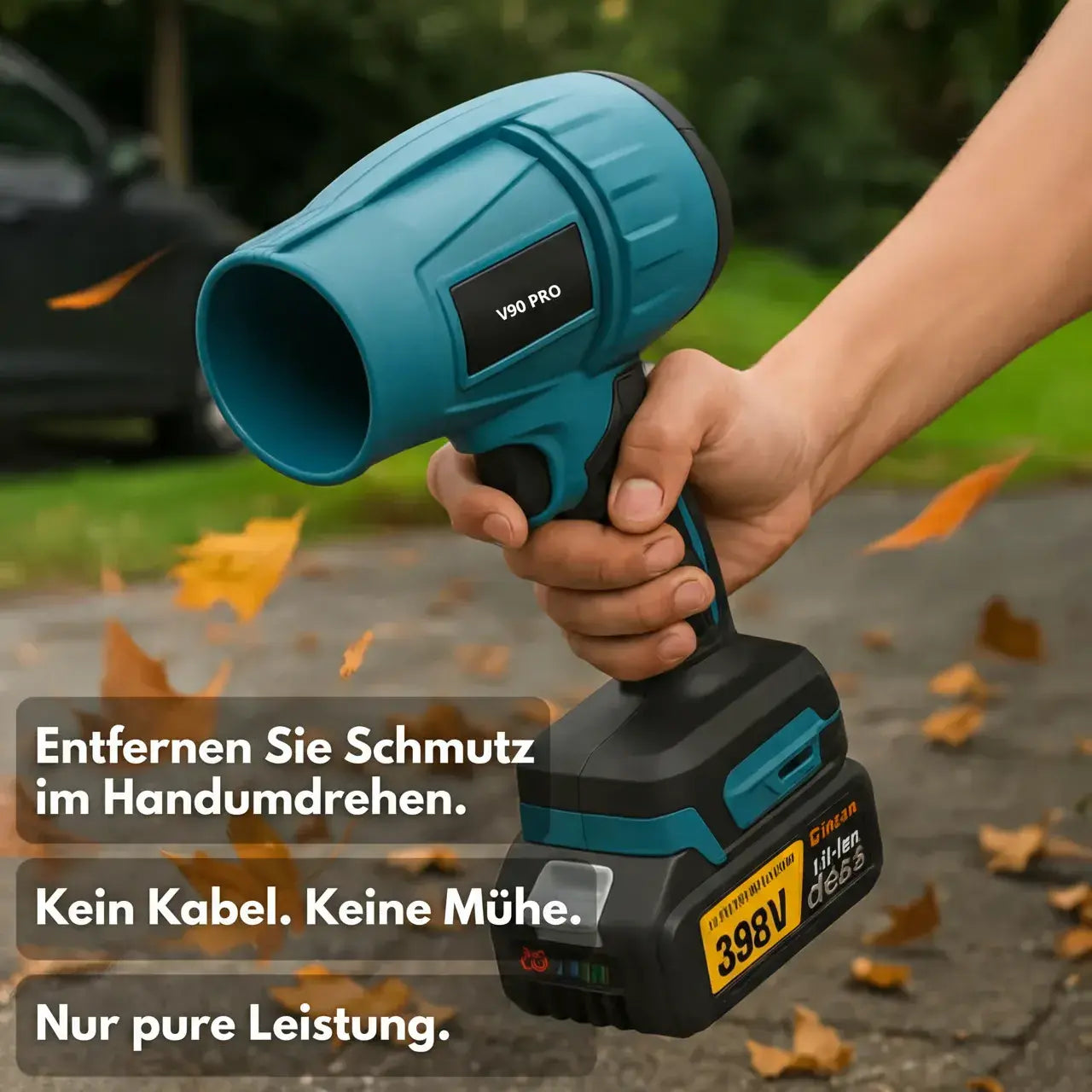 Leistungsstarker kabelloser Laubbläser – Kompakt, leicht und ultraleistungsfähig